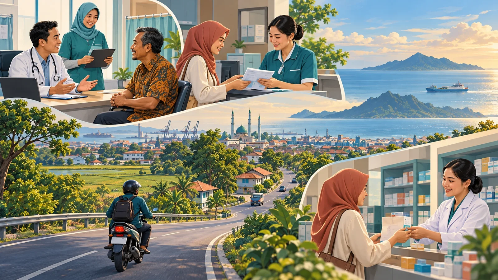 Alur Program Rujuk Balik dari fasilitas kesehatan ke apotek di Gresik